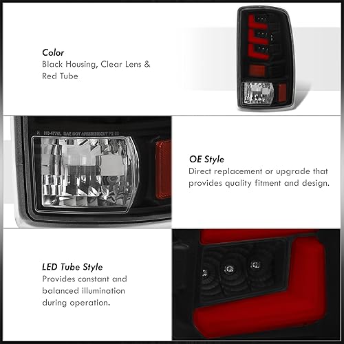 Miniatura 4 de Ajp Distributors - Luces de freno LED de tubo de neón para Chevy Gmc Suburban Yukon Tahoe 2000 2001 2002 2003 2004 2005 2006 00 01 02 03 04 05 06