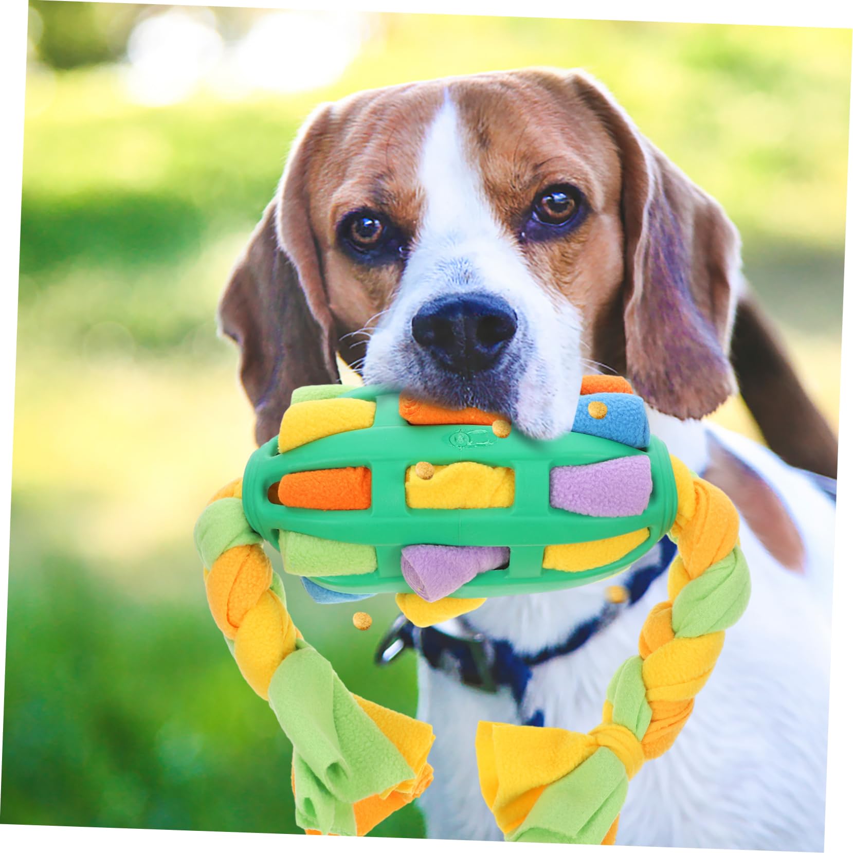 TOYANDONA Jouet à Renifler pour Chien Balle avec Friandises Encourage La Recherche Alimentaire Mangeoire Jouet Entraînement Interactif