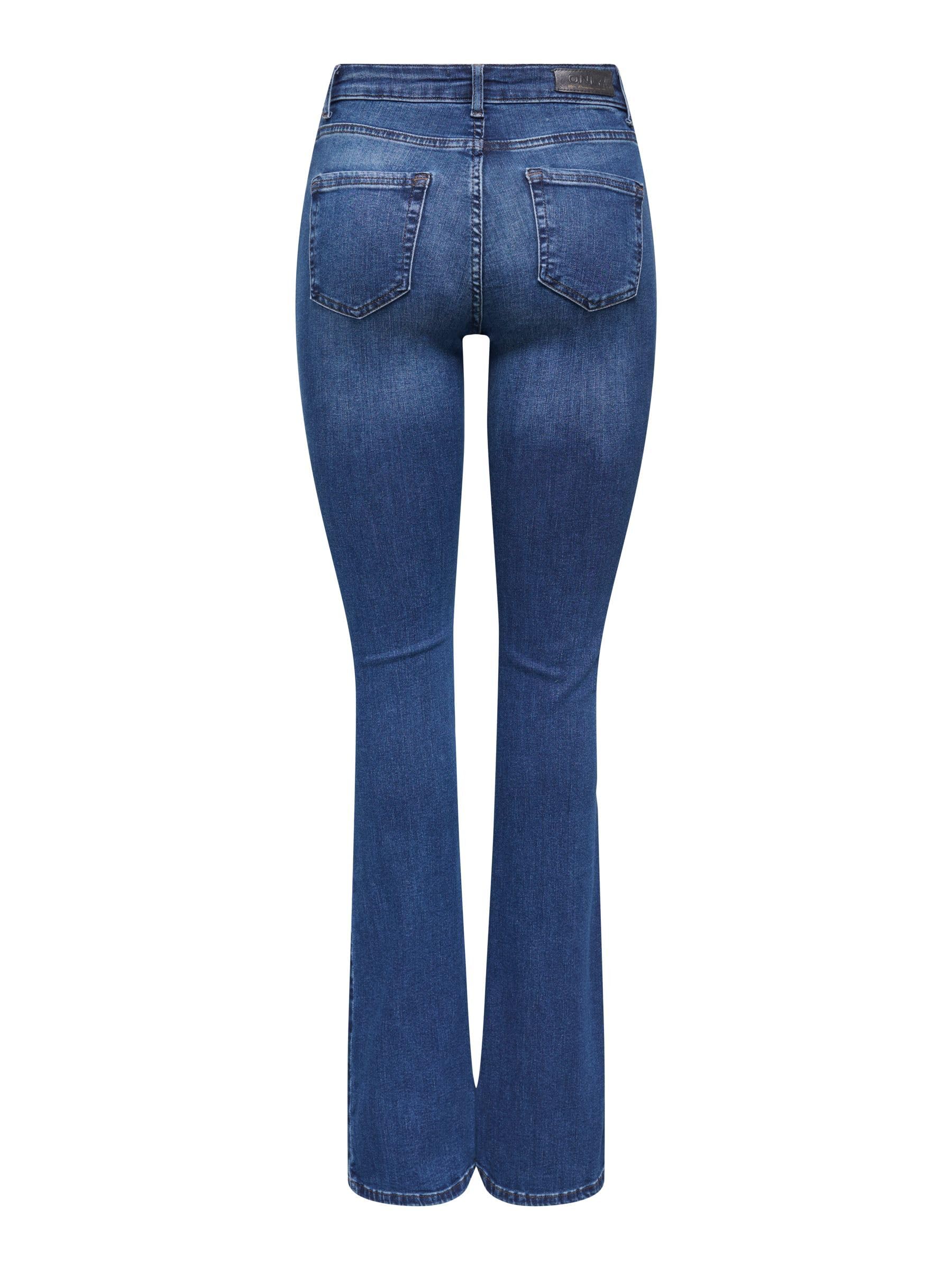 Only - Onlblush Mid Flared DNM Tai021 Noos, Jeans Donna