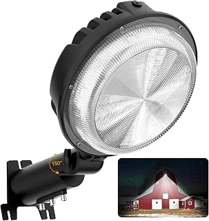 LED Barn Light, 150W 20000LM Yard Area Lights Dusk to Dawn Outdoor Lighting with Photocell 6500K Adjustable Angle Daylight IP66 Waterproof Street Lights for Security/Farmhouse/Garage