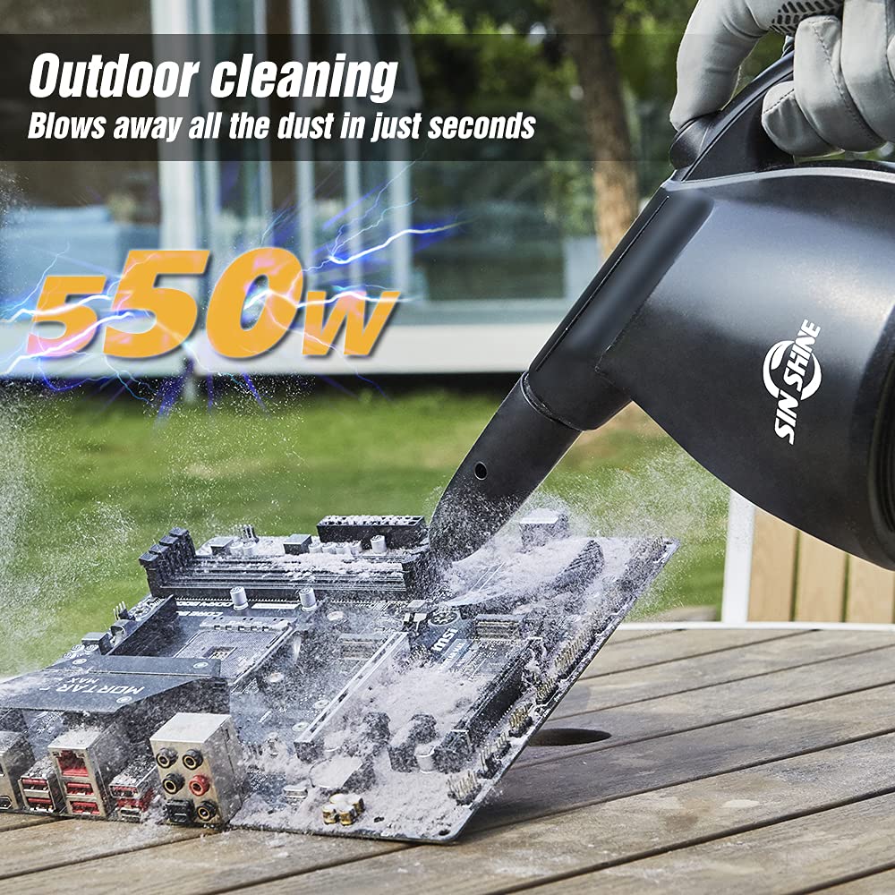 Buy SIN SHINE Compressed Air 550 watts Electric Air Duster Replaces Canned Air Electric