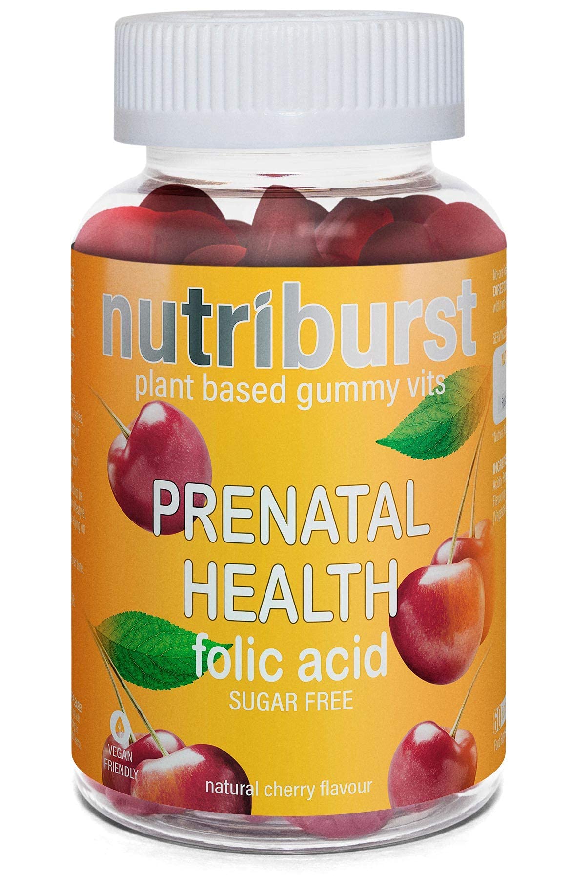 NUTRIBURST Chewable Folic Acid for Pregnancy Sugar Free Prenatal