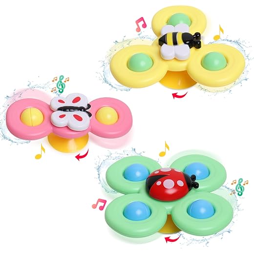 Baby Bath Spinners Toy Set