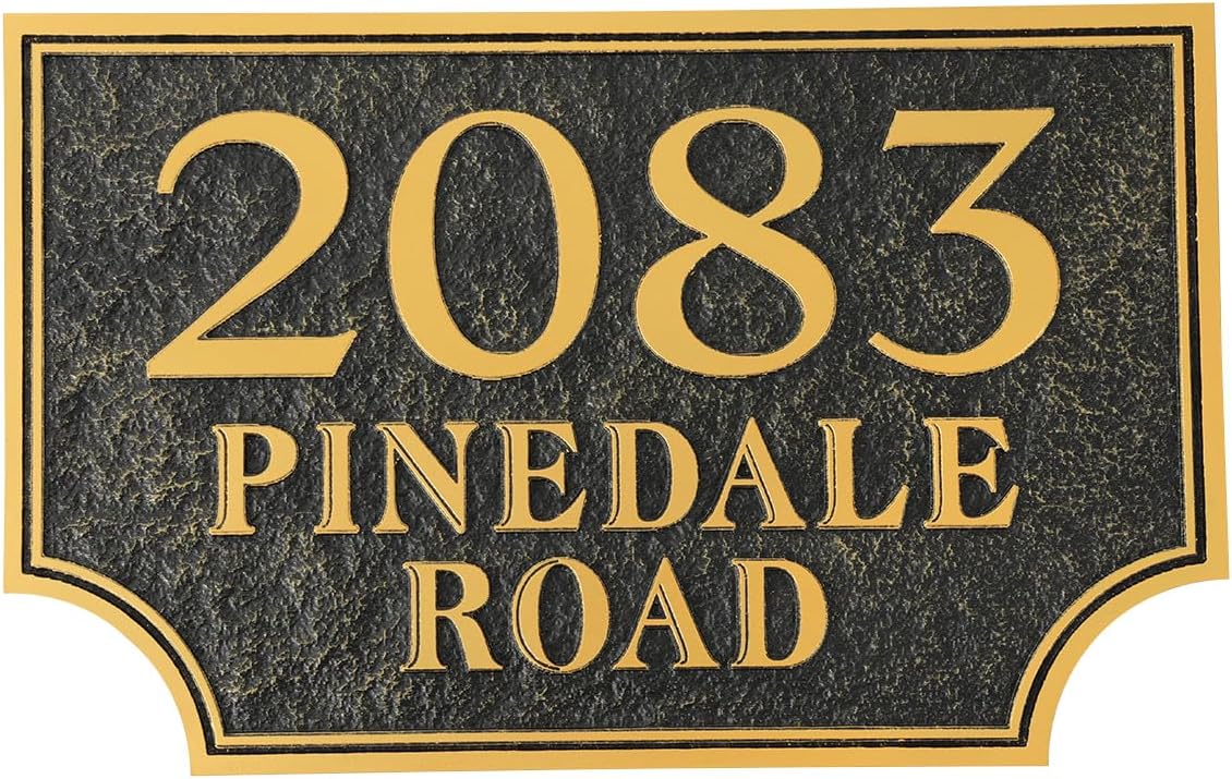 Address Plaque WALL MOUNTED House Number Sign Plaque,Address Sign,House Address