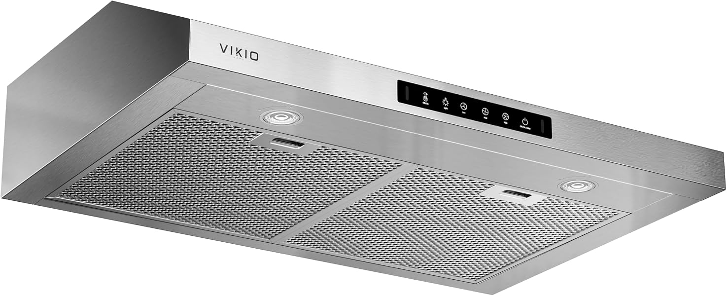 VIKIO HOME 30 inch under cabinet range hood with dual motor