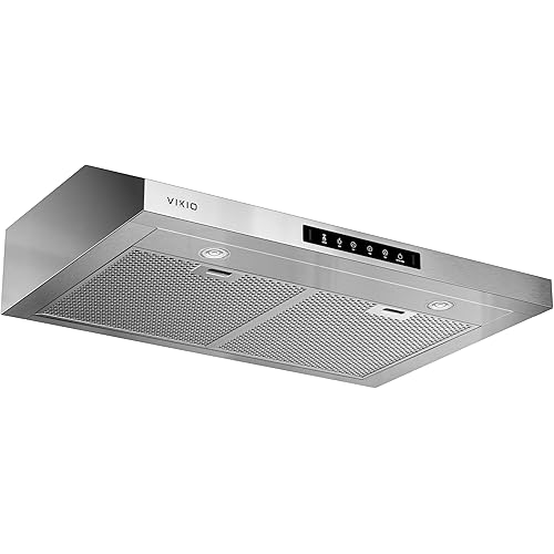 Range Hood 30 Inch Under Cabinet, 900CFM Stainless Steel Kitchen Stove Vent Hood, Touch/Gesture Control, 3 Speed Exhaust Fan, LED Lights, Reusable 5-Layer Aluminum Filters
