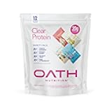 Oath Nutrition Clear Whey Isolate Protein Powder Variety Pack, 12 Pack