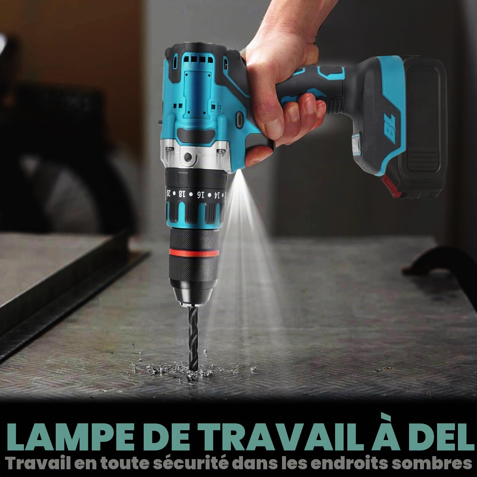 Perceuse Visseuse sans fil 120 N·m pour Makita 18V (sans batterie)