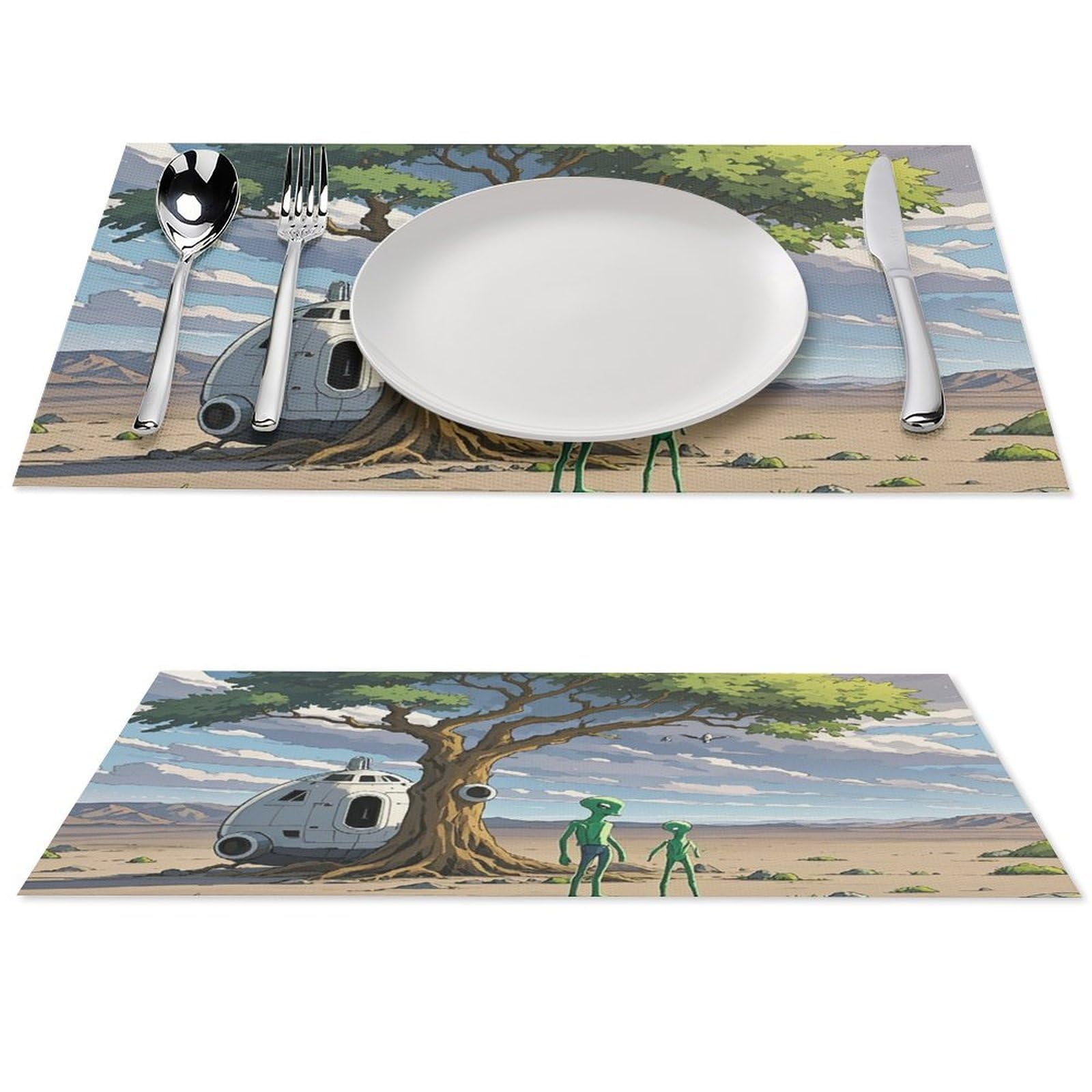 Sets de table lavables antidérapants pour salle à manger