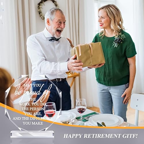 Miniatura 7 de 6 piezas de regalos de agradecimiento, regalos para compañeros de trabajo, letrero acrílico, letrero de agradecimiento, placa de premio,