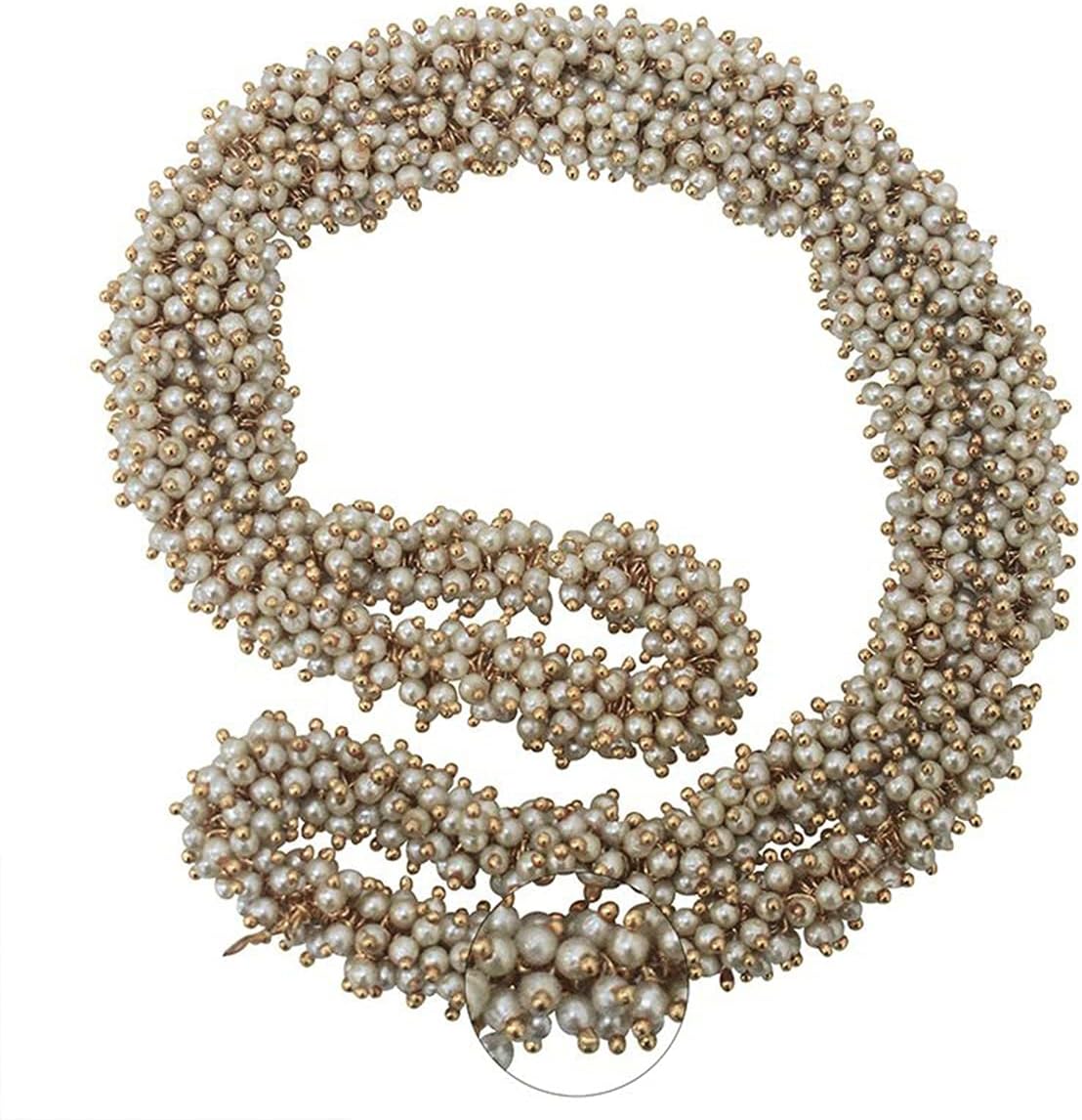 EmbroideryMaterial 3MM Dark Cream Loreal Charm Pearls Small Beads for Jewellery Making, Embroidery Work, Bracelet, Craft, Bag, DIY (1300 Pieces)
