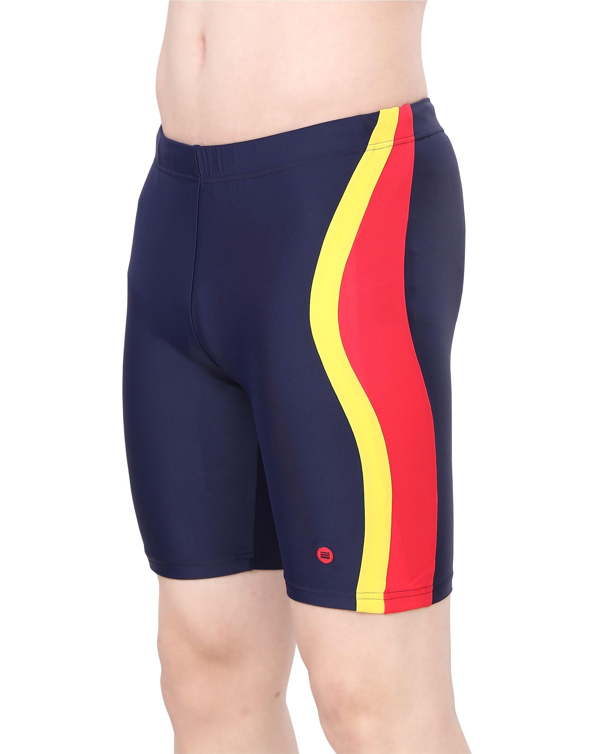 Men's Freestyle Regular Swim, Racing Aqua Jammer/Swiiming Tights (Contrast Panel)-image-12
