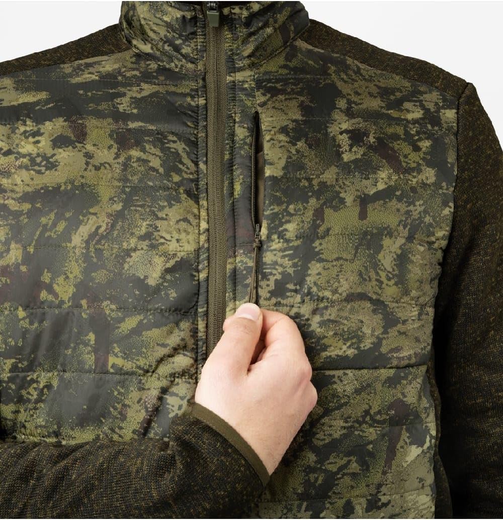 Seeland Theo Hybrid Jacket Camo Pine Green/InVis Green X-Large Camo