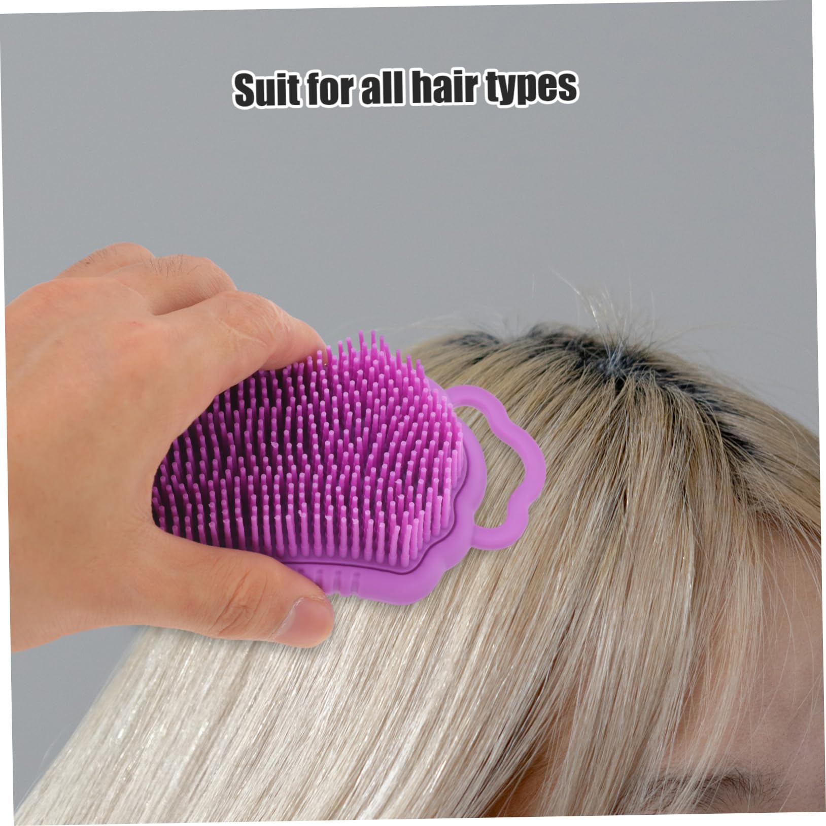 FRCOLOR 4stücke Silikon Kopfhaut Massagebürste Ergonomisch Gestaltete Waschbürste Für Gründliche Haarreinigung Und Entspannende Kopfhautmassage Für Damen Und Herren