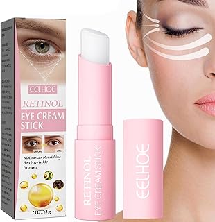 Bálsamo para os olhos para olheiras - Olhos Hidratante para Inchaço - Eye Brightener Stick, olhos iluminador para papos e bolsas sob os olhos 3g Puchen