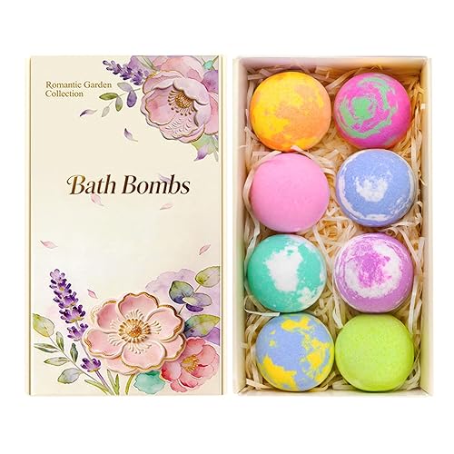 Bath Bomb Gift Set for Women, 8 Pac Bath Bombs