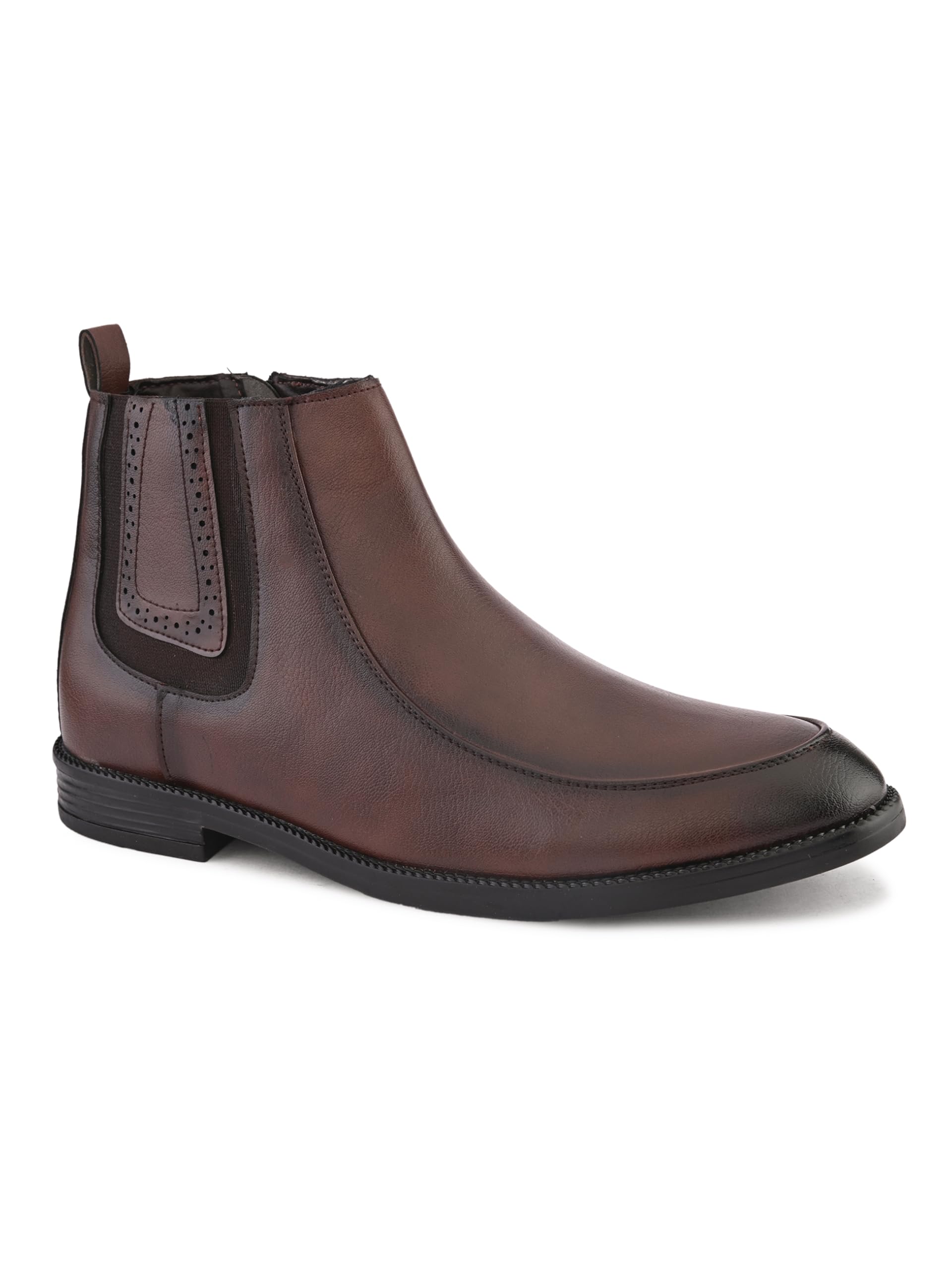 prolific Men's Chelsea Boots | Ankle Height Boot| Formal, Office & Casual Wear Shoes | Soft Cushioned Insole, Slip-Resistance, Dynamic Feet Support, Arch Support & Shock Absorption-picture-52