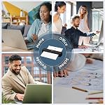 HPRT Inkless Portable Printer Wireless for Travel,Thermal Printer Supports 8.5" x 11" US Letter&A4&A5,Compatible with iOS,Android, Laptop, MT620,203 DPI,Black