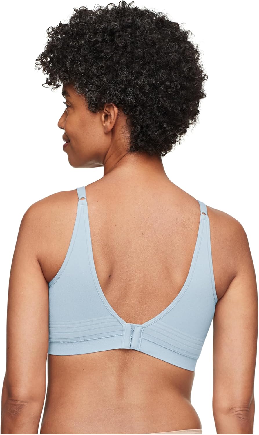 Warner's Womens Easy Does It Allover Smoothing Seamless Longline Bra Rm5501a - Image 3