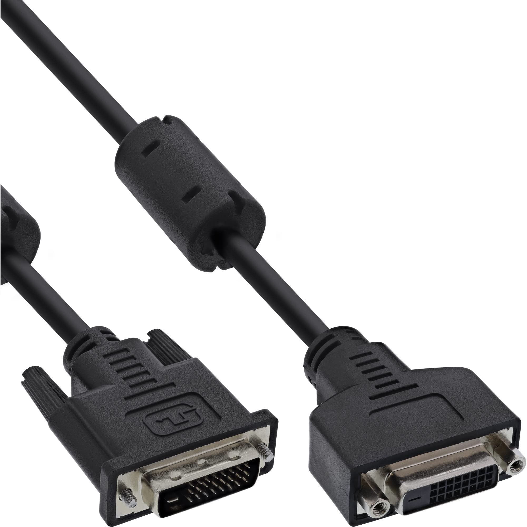 InLine® 17763 DVI-D Extension Cable Dual Link 24 + 1 Male to 24 + 1 Buchse 3 m