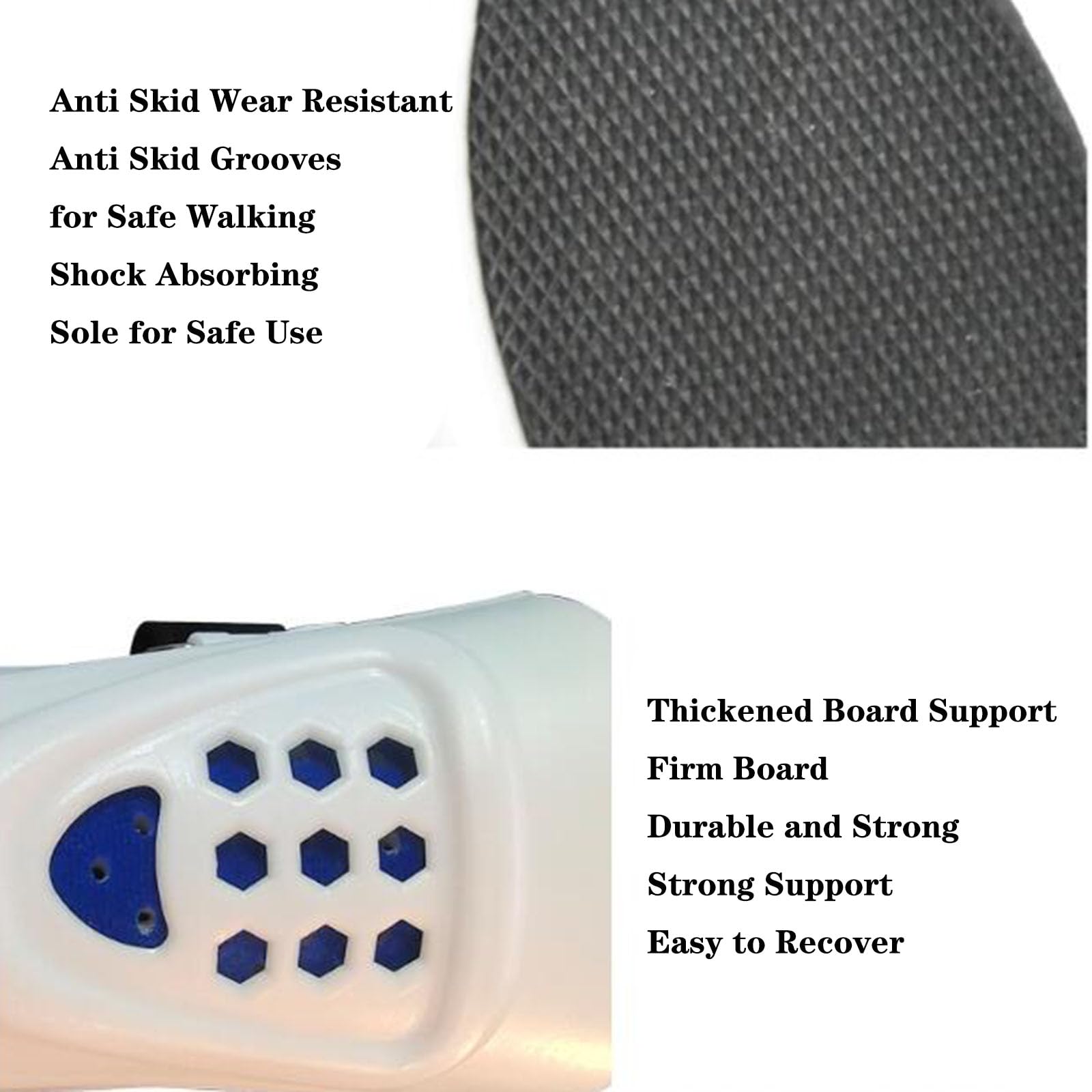 Fascitis Plantar Noche de férula Soporte de Tobillo Brace orthosis férula postural Correcto absorción de Choque Transpirable Deslizamiento de ortesis Resistente al pie, b Izquierdo+Derecha, l