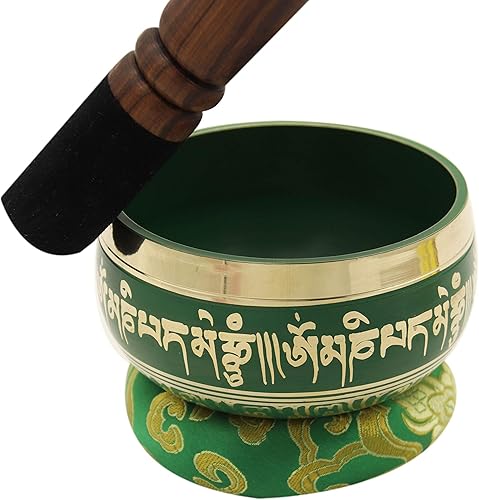 Miniatura 9 de Juego de cuencos tibetanos de siete chakras, elige tu cuenco de chakra favorito, mejora tu práctica de meditación de chakras (el chakra del tercer