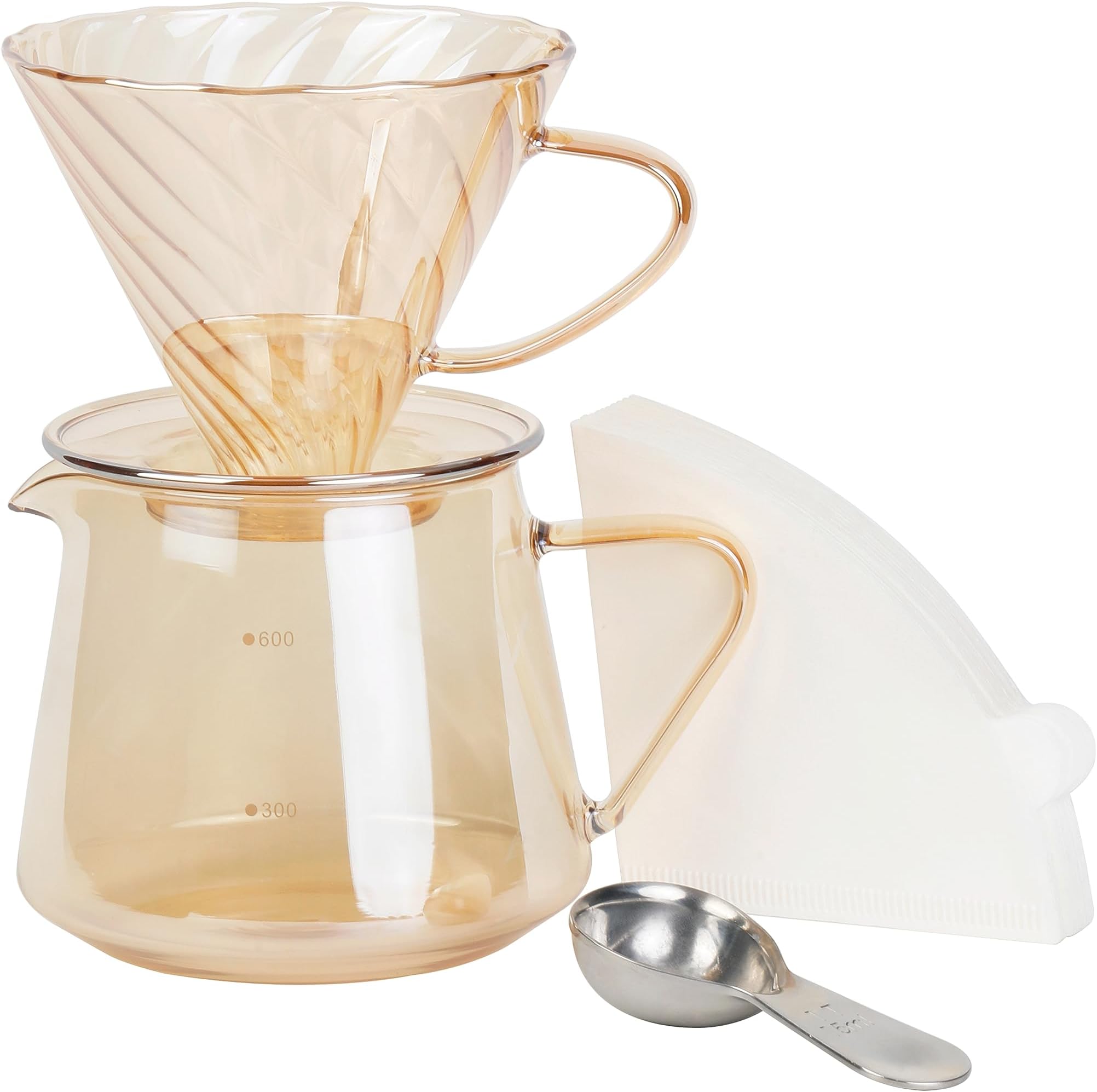 Hario V60 Coffee Pour Over Kit Bundle Set Comes with
