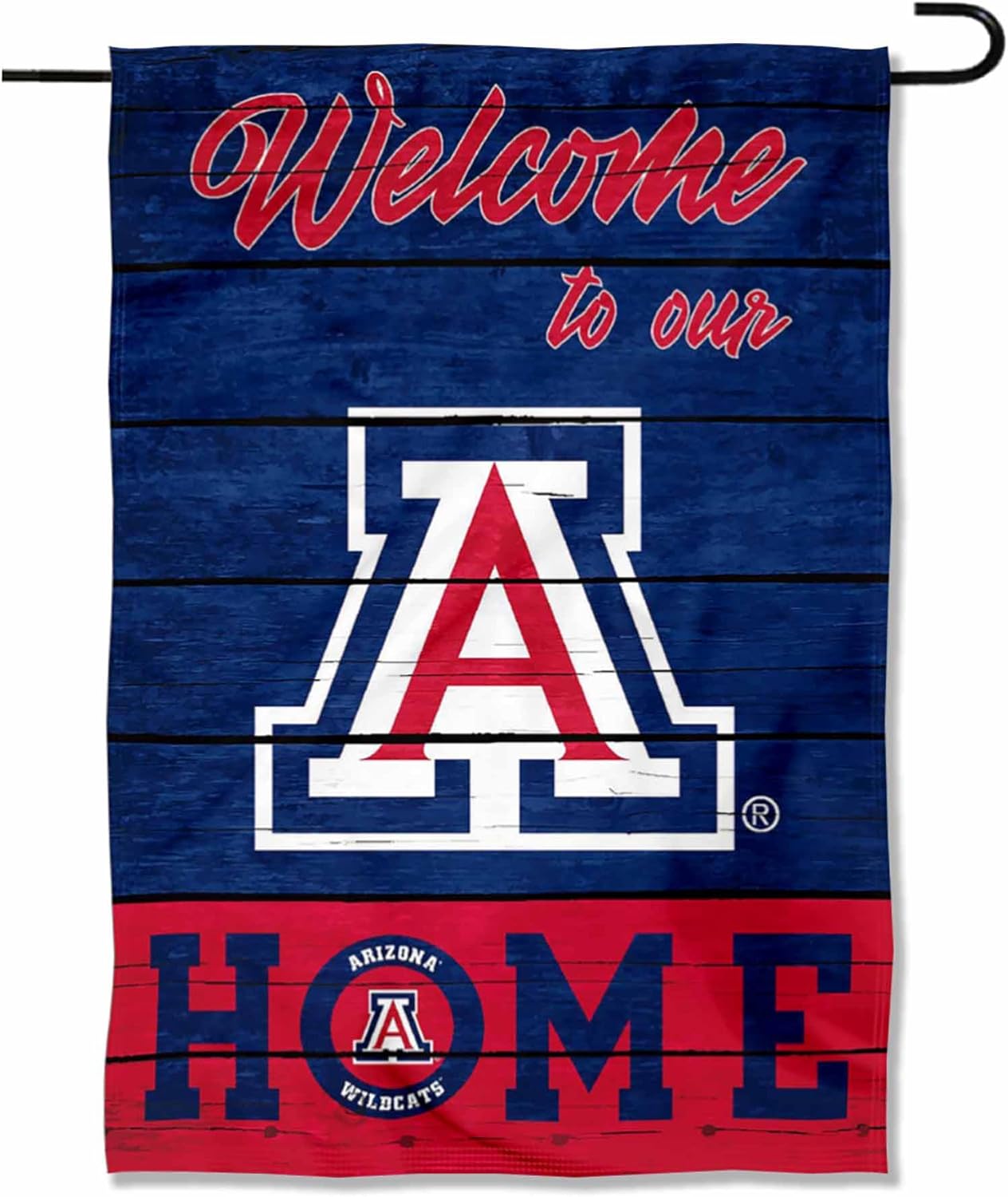 Arizona Wildcats Welcome To Our Home Double Sided Garden Yard Flag