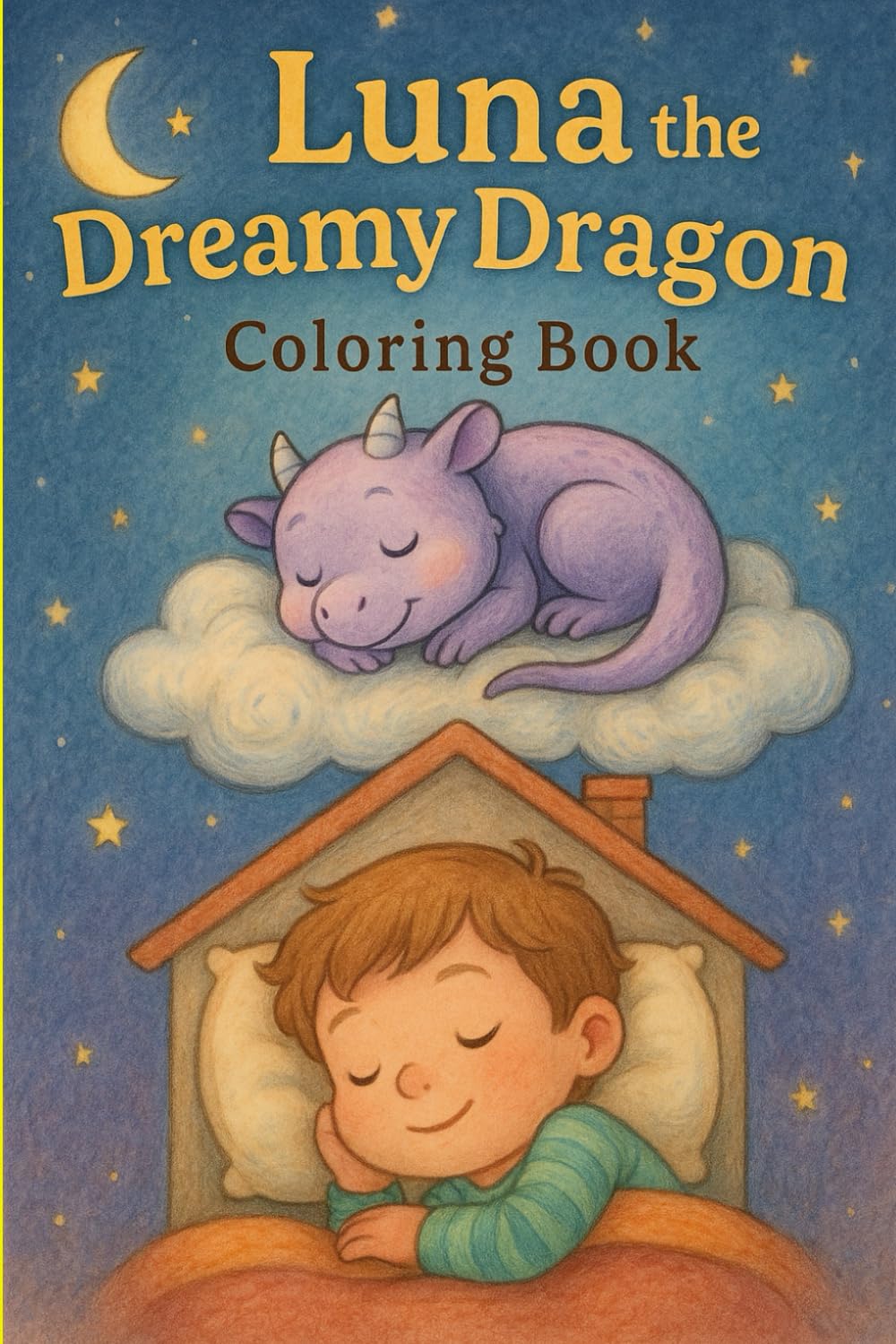 Luna the Dreamy Dragon coloring book