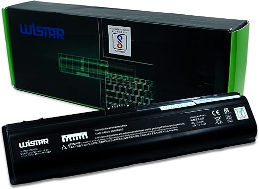 WISTAR Laptop Battery for HP Pavilion DV6000 DV2000 DV6700 DV2500 DV6500 DV2700 G6000; Compaq Presario C700 V6000 A900 F500; Replace HSTNN-LB42…