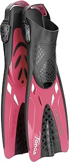 Cressi Adult Adjustable Snorkeling Fins with Ultra Resistant Buckles, Very Light, Ideal for Traveling - Tonga: Designed in Italy