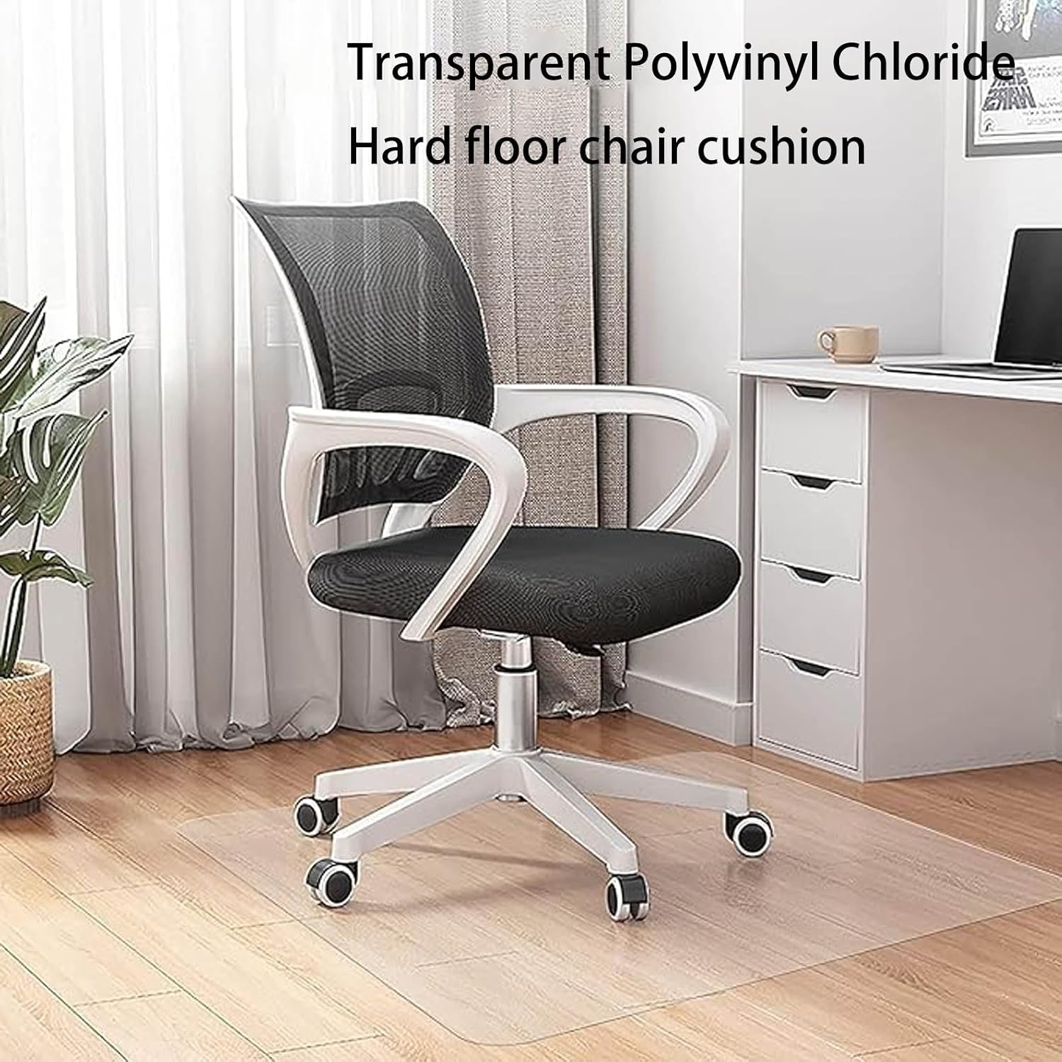 24 32 48 56 72 80 88 96 inch Clear Floor Protector Mat Entrance Runner Protect Pad Hard floor chair cushion Vinyl Plastic Low Pile Doormat for Hardwood Floor Carpet Floors(170X200cm/68"X80")