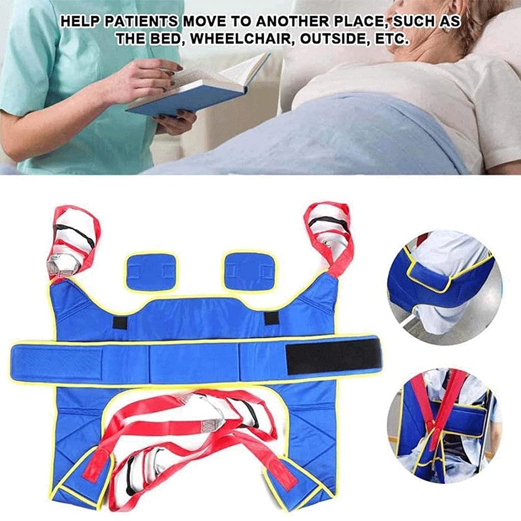 Inturón de Transferencia Médica de Elevación - Grúa de Paciente - Paciente Cinturón De Transferencia para Bariátrico, Enfermería,Anciano, Discapacitado, Cuerpo Completo Y Postrado En Cama