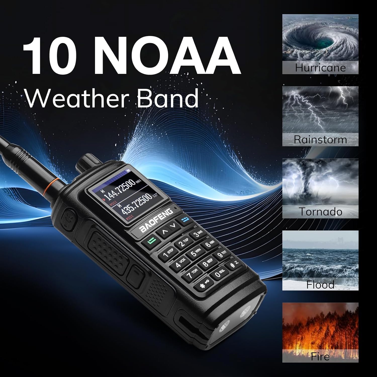 BAOFENG UV-17R Plus NOAA Weather Receiving