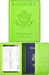passport and vaccine card holder combo, passport holder with vaccine card slot, passport wallet, passport cover with vacci...