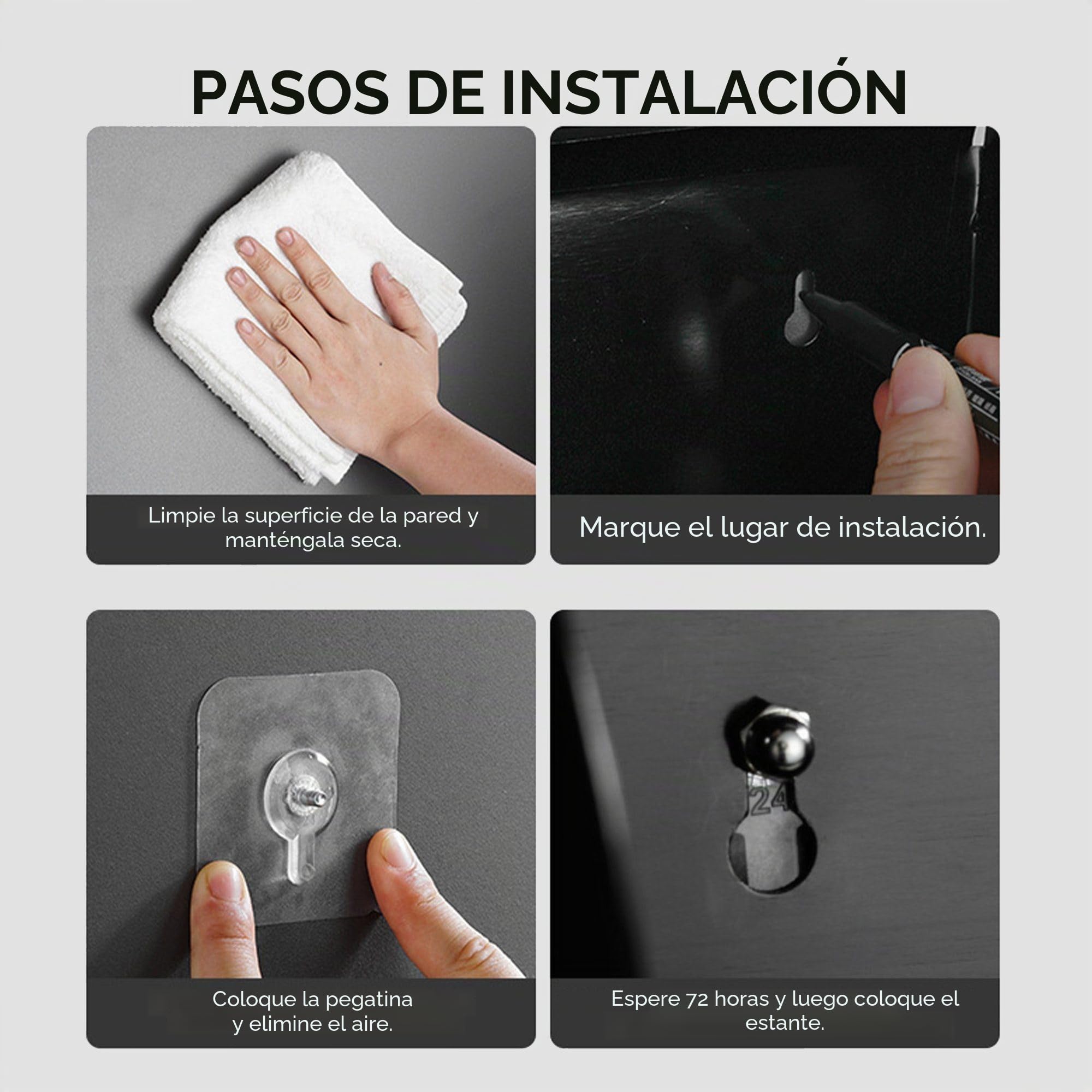 Portarrollos de Papel Higiénico de Acero Inoxidable, Autoadhesivos o Taladrar en Pared, Portarrollos de Papel Higiénico para Inodoro Baño Cocina (Plata, Estilo B)