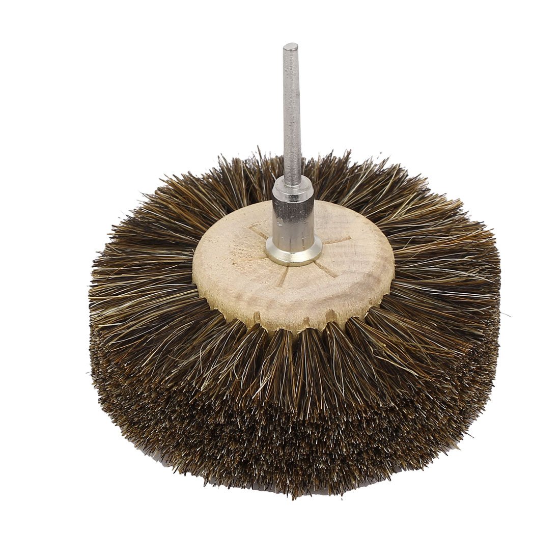 Aexit 80mm Dia Head 3mm drill hole Wooden Hub Horse copy Hair Wheel Brush Jewelry Polishing Tool (1abf6ad10d9244156956e862cd22bc84)