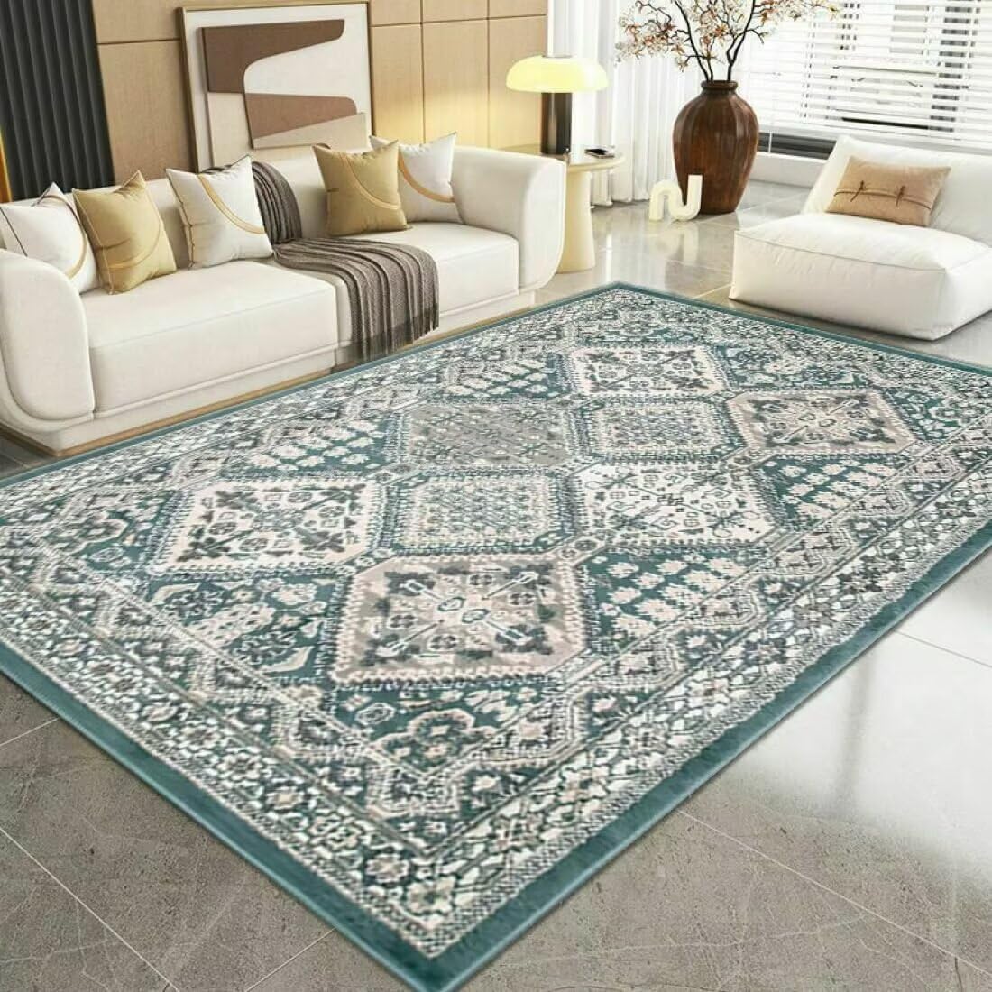Tapis de salon antidérapant et résistant à l'usure format 80x160