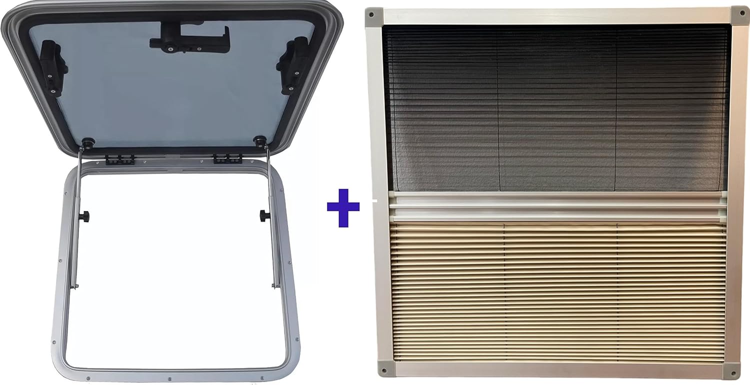 26.6"x26.6" Square Deck Hatch with Screen/Shade System
