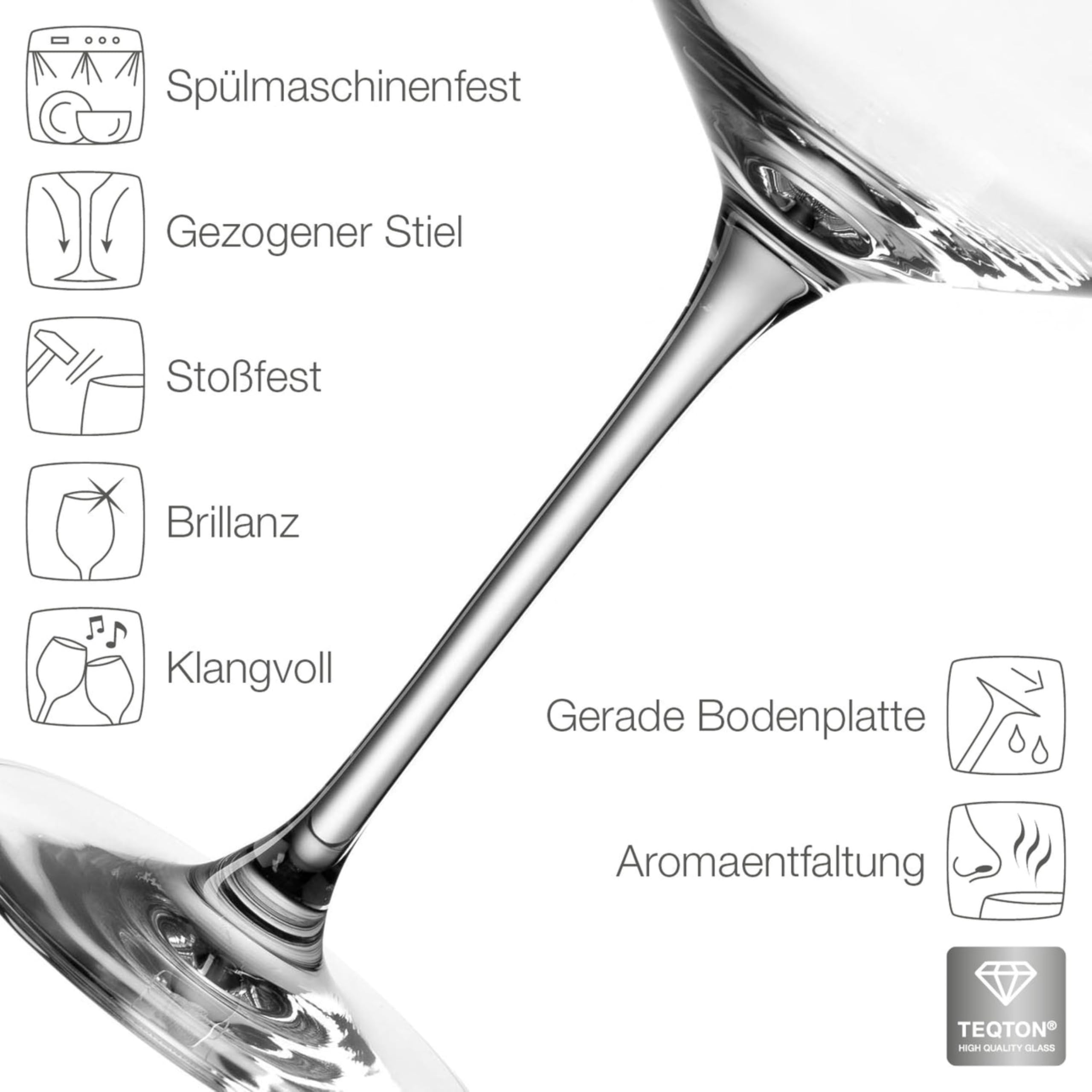 VILLA ROSA LOTTA - Personalisierte Leonardo Weingläser in gravierter Holzkiste - Hochzeitsgeschenk für Brautpaar, Geschenk zur Hochzeit, Verlobung - Name, Datum, Spruch 750 ml (Gläser + Kiste)