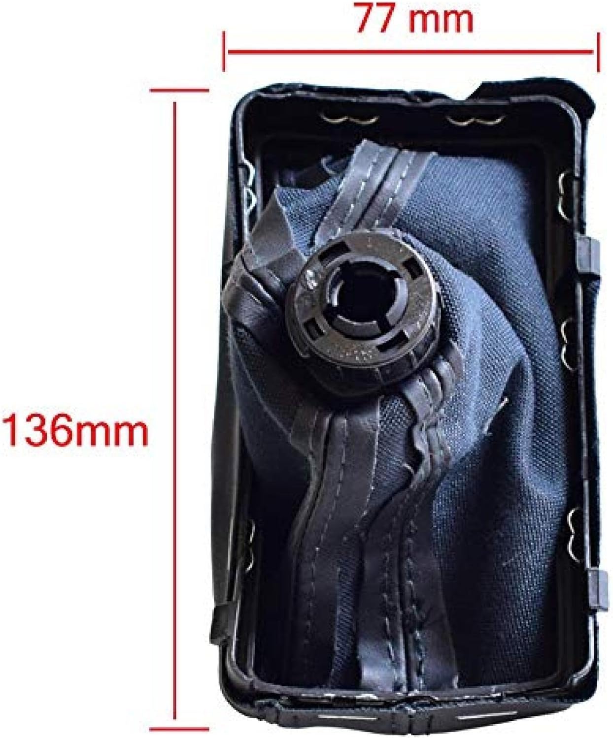 Car Gear Shift Knob Fit,Replacement for Audi A4 A5 A6 Q5 Q7 B8 Car Gear Shift Knob Stick Shifter Leather Gaiter Boot Cover
