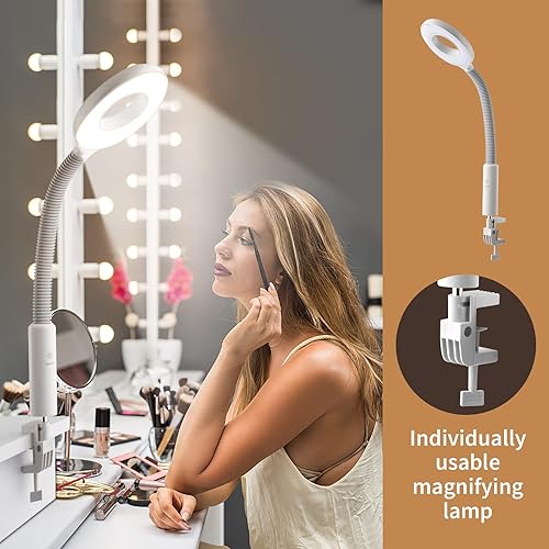 Miniatura 9 de Vaporizador facial 2 en 1 con lámpara de aumento 3X - Profesional para el hogar y el salón de belleza