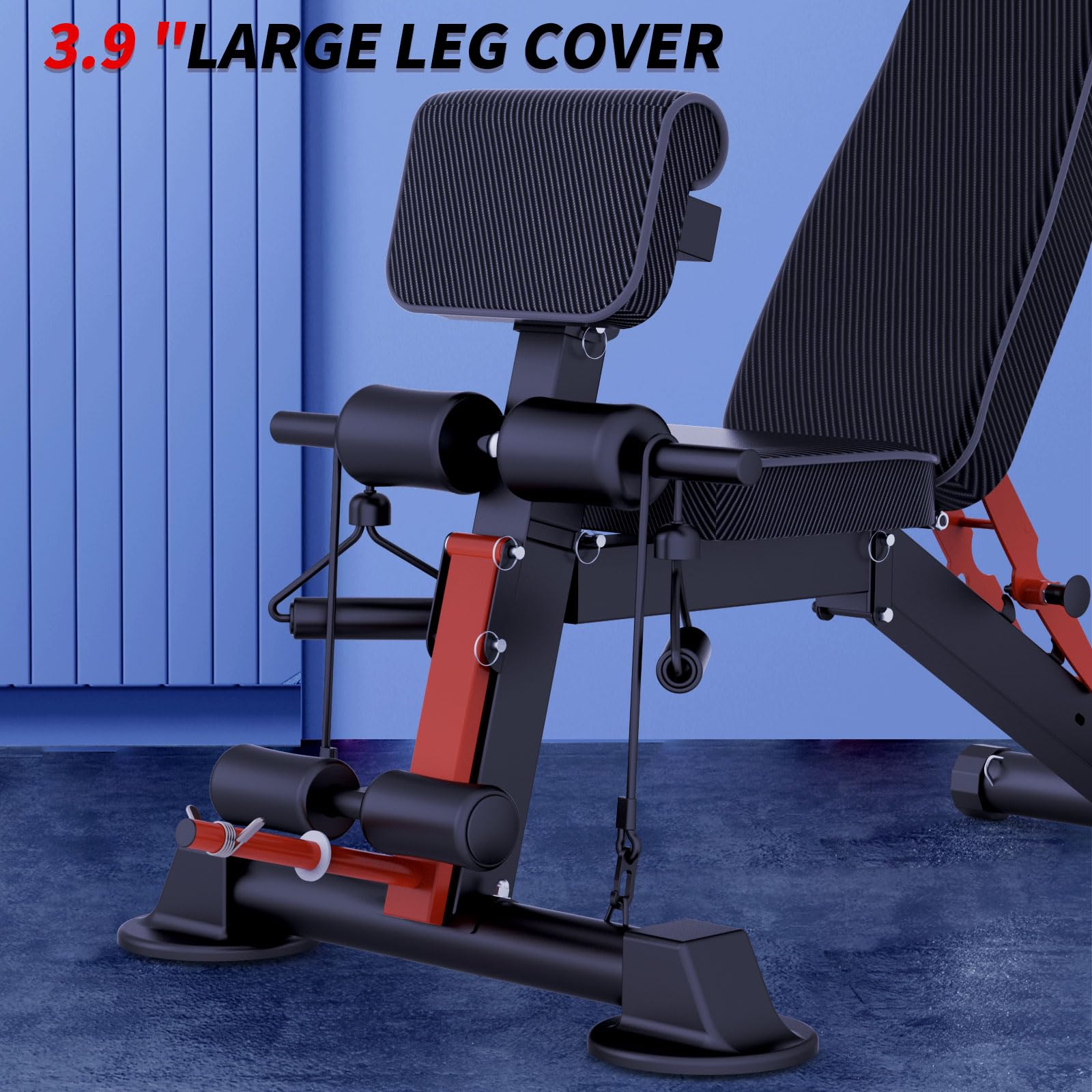 Adjustable Weight Bench Utility Workout Bench for Home Gym, Foldable Incline Decline Benches for Full Body Workout, Maximum Weight 700 Lbs