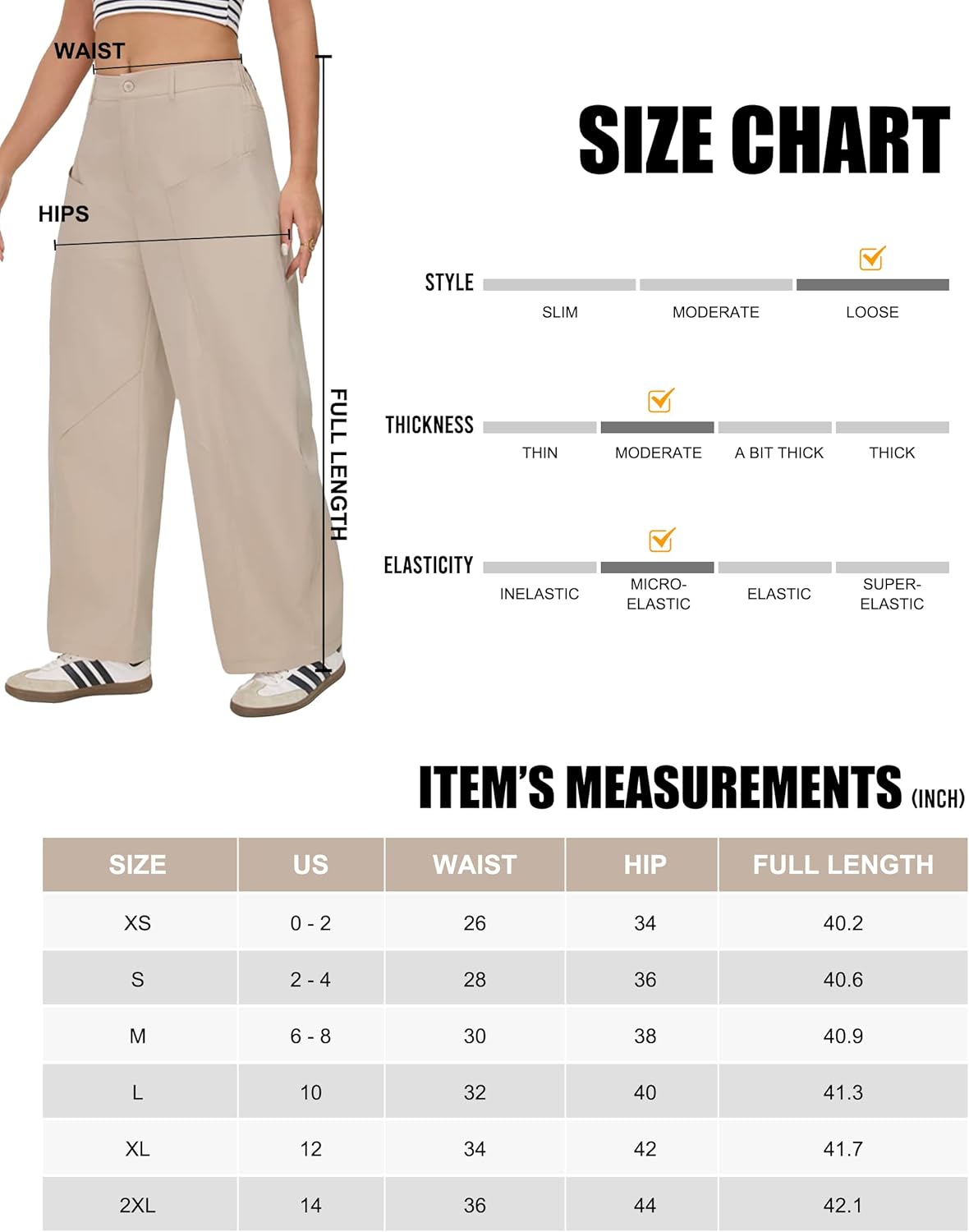 Blooming Jelly Womens Baggy Barrel Pants Wide Leg Casual Pants Loose Trousers with Pockets - Image 6