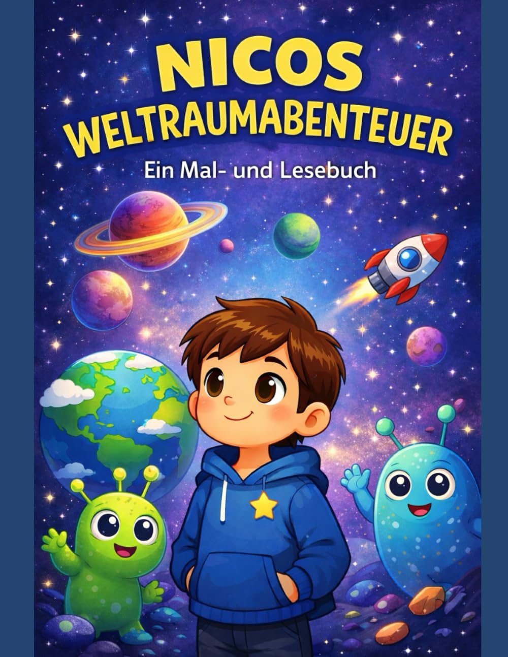 Nicos Weltraumabenteuer: Ein Mal- und Lesebuch (Nicos Abenteuer)