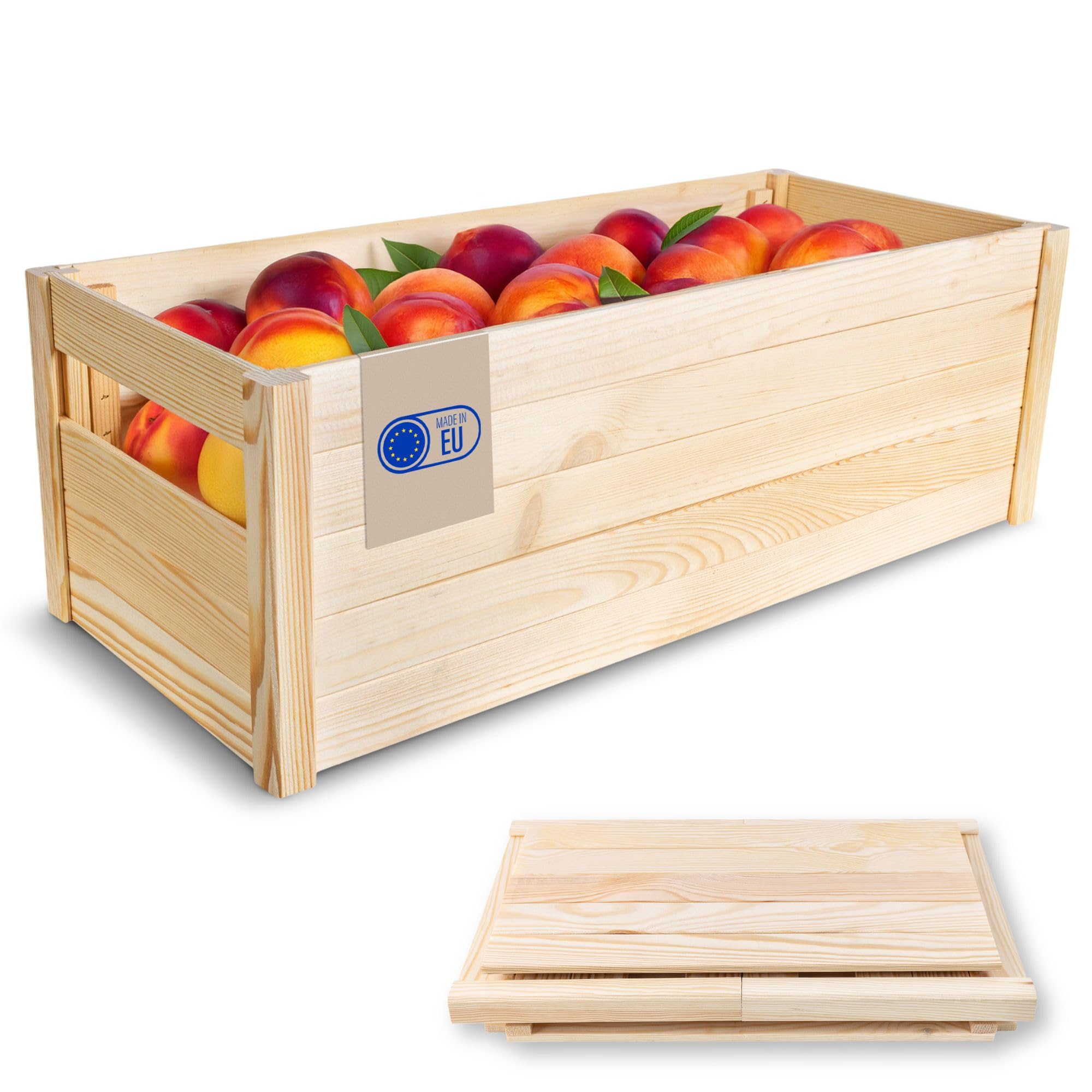 Creative DECO Caja de Madera para Montar | 68 x 29,5 x 4,5 cm