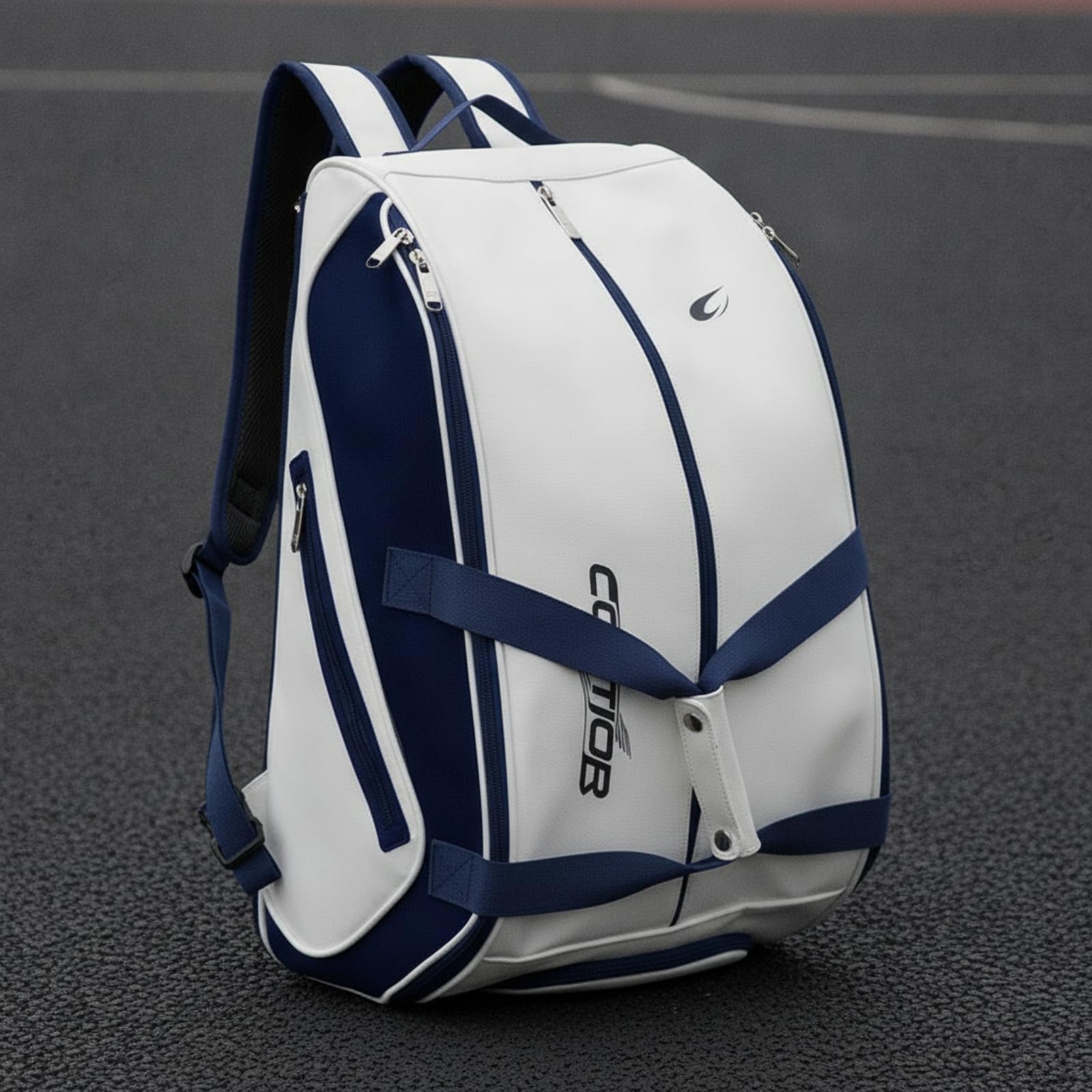 Zaino da Tennis Resistente Zaino da Pickleball Organizzato Borsa Porta Racchette per Atleti, Allenamento