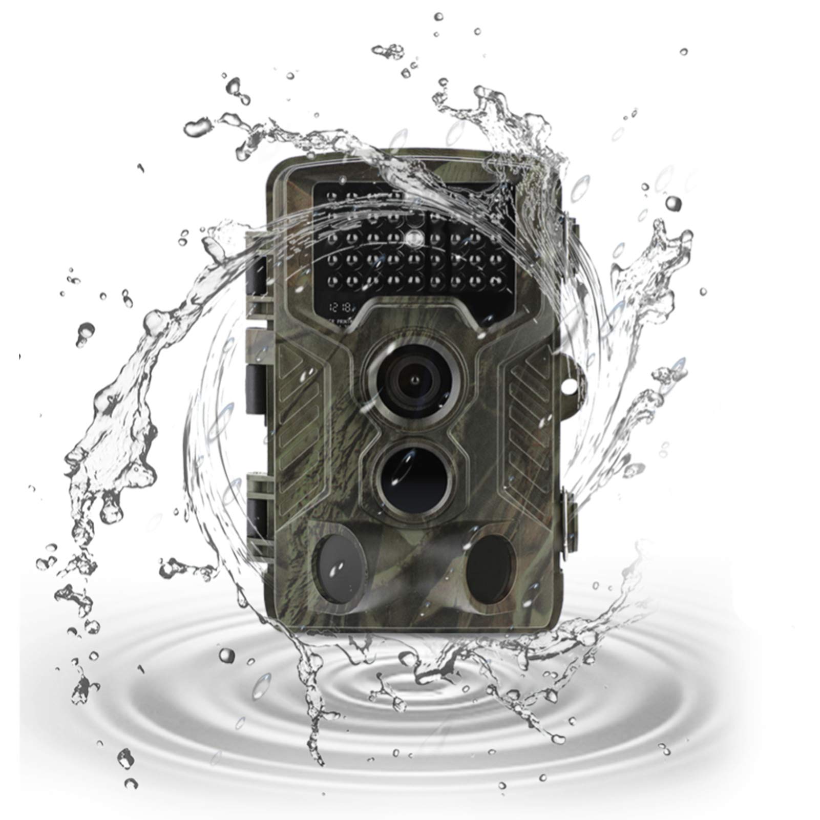 Trail Game Camera, Hunting Camera HC-800G 1080P HD 16MP 1080P Night Vision Waterproof Hunting Scouting Cam for Wildlife Monitoring 16MP 3G MMS