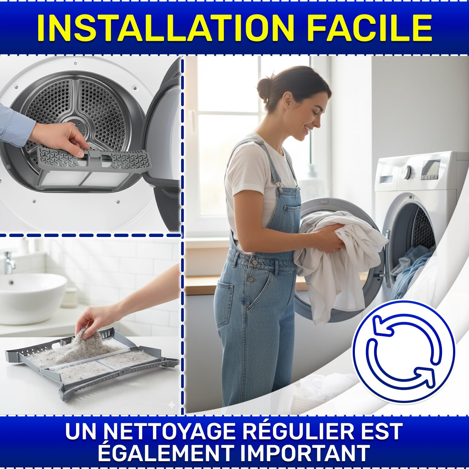 Filtre à Peluches Pour Lave-linge Privileg PWT 612 - Réf. 858010203051 - Neuf