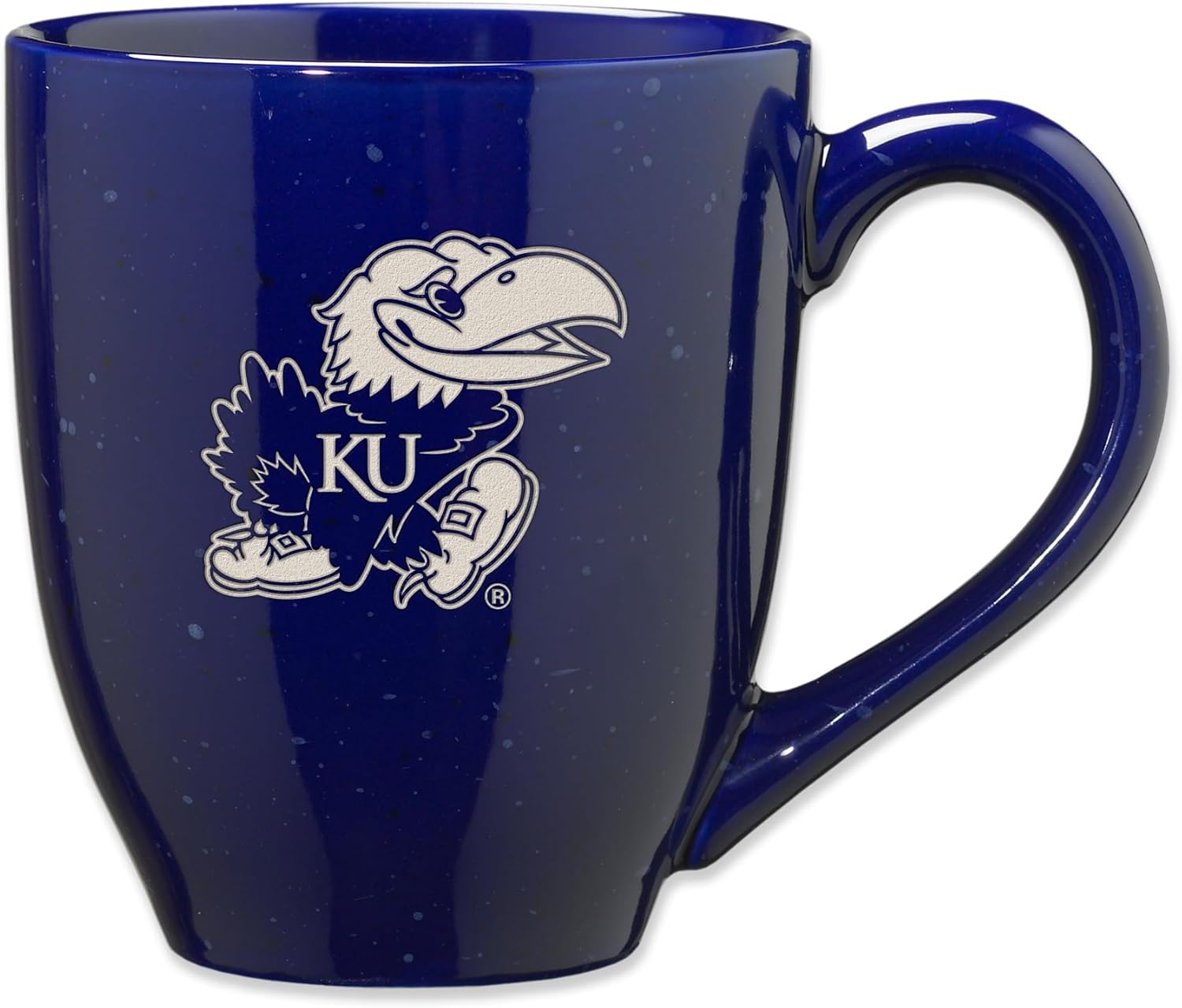 Rico Industries NCAA 16 oz Team Color Laser Engraved Speckled Ceramic Coffee Mug (H - K Schools)